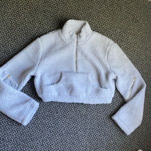 Meshki Fleece Crop Sweater